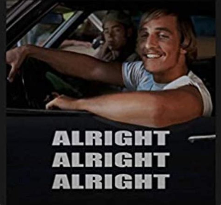 Alright Alright Alright Matthew Mcconaughey Film Movies Quotes Etsy