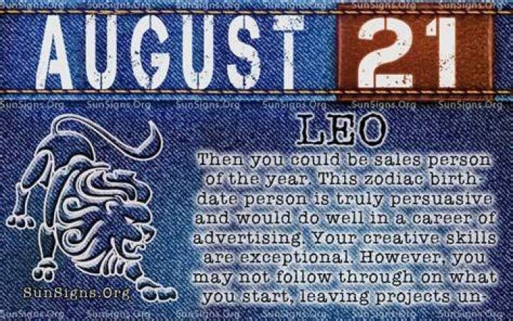 August 21 Zodiac Horoscope Birthday Personality