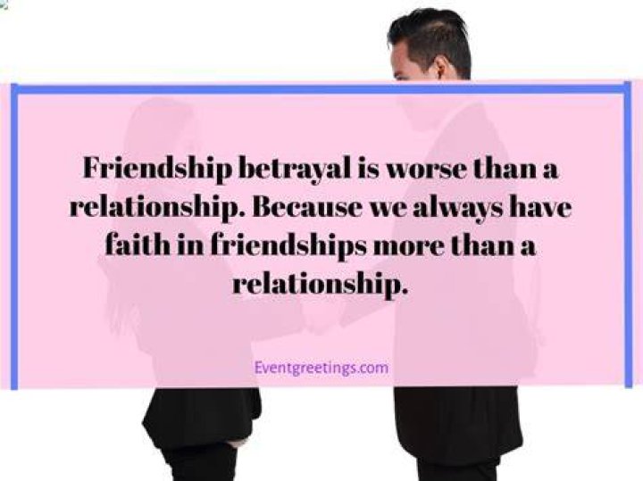 Betrayal In Friendship Sad