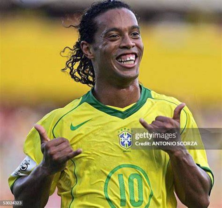 Brazilian Footballer Ronaldinho Gaucho Scores Big, This Time In A Face