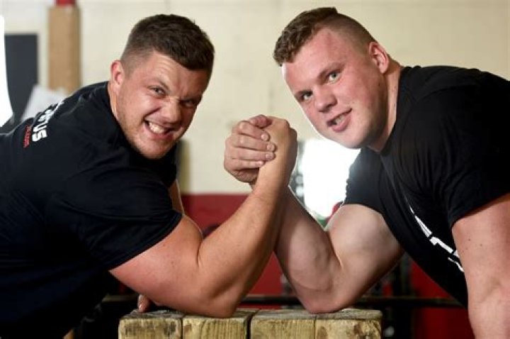 Burly strongman brothers have competitive streak after coming in the