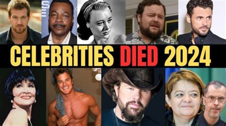 Celebrities who have died
