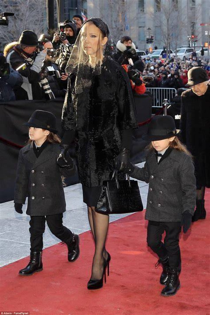 Celine Dion leads second day of mourning at René Angélil's funeral