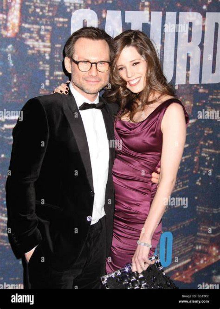 Christian Slater and Wife Brittany a Daughter