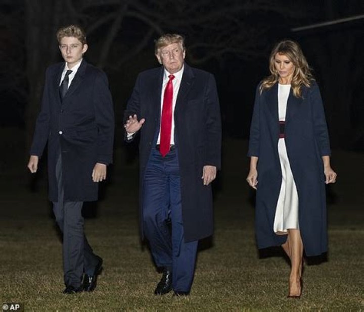 Coronavirus US Barron Trump celebrates his 14th birthday while