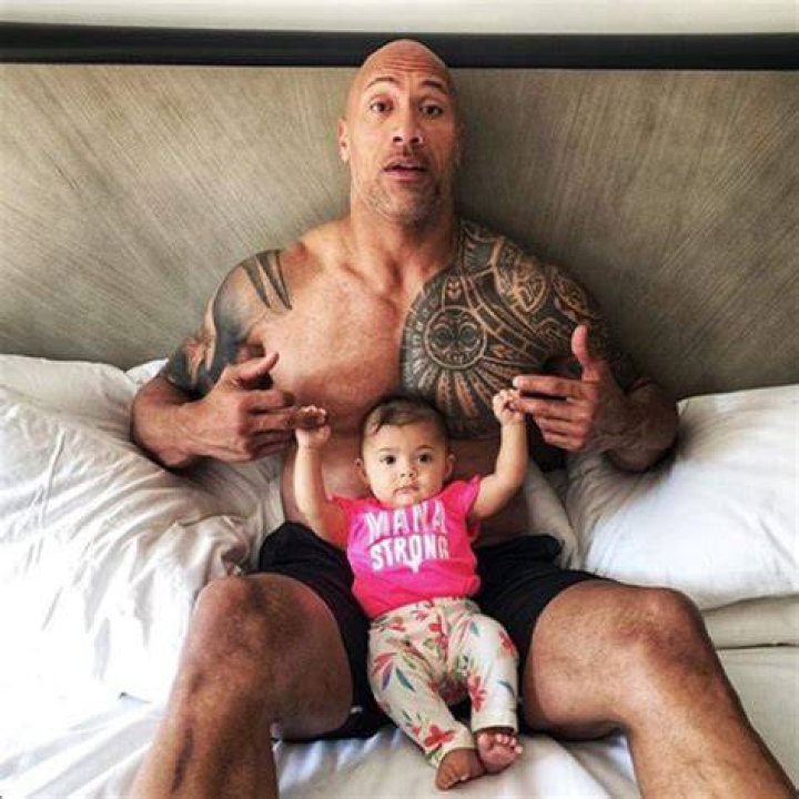 Cute Pictures of Dwayne Johnson and His Blended Family POPSUGAR