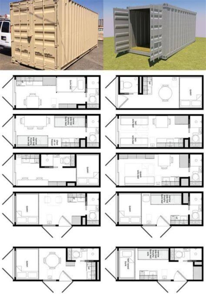 Denah Rumah Dari Kontainer Lengkap Rancanghunian