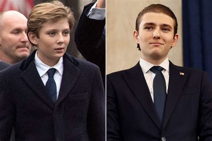 Donald Trump Barron, 12, looks taller than dad in new photos