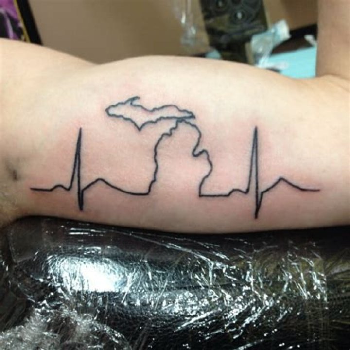 forearm state of Michigan tattoo Cage Tattoos, Ring Tattoos, Tattoos