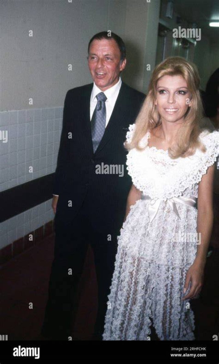 Frank Sinatra with his daughter Nancy (right) daughter Tina and his son
