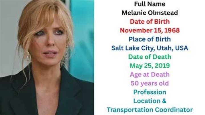 From where did Melanie Olmstead come from? Death and Tribute Your Trand