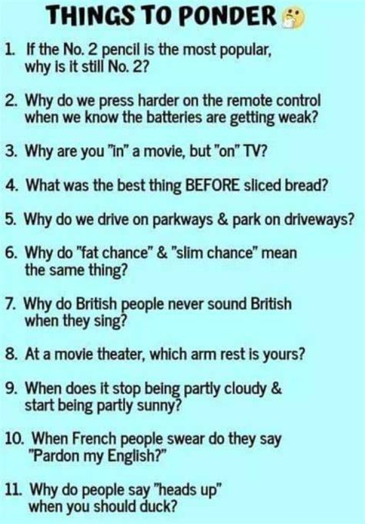 Fun Questions To Ponder QUESTIOSA