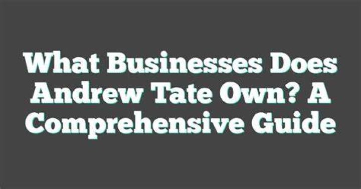 Guide To Andrew Tate's Ethnicity: Origins And Heritage