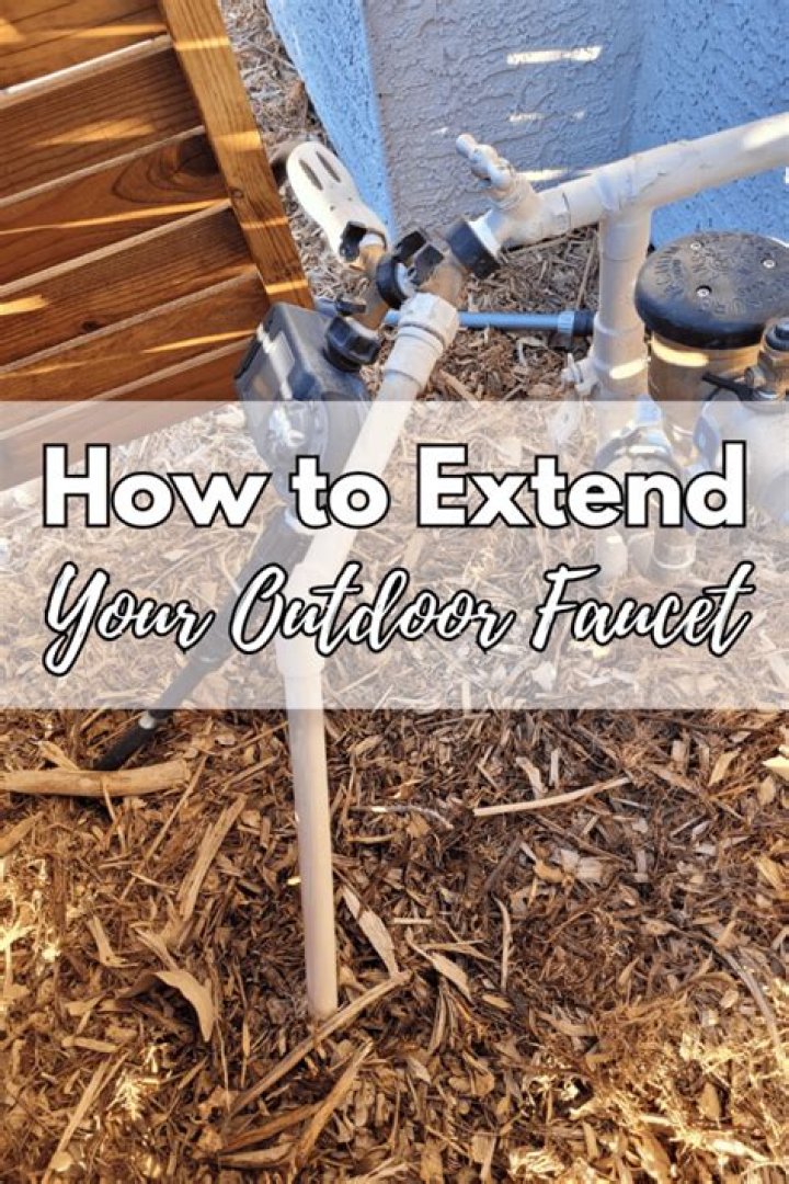 how to extend outdoor water spigot