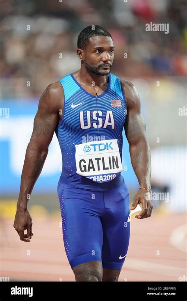 Justin Gatlin Continues Comeback in 100 at Track Championships The