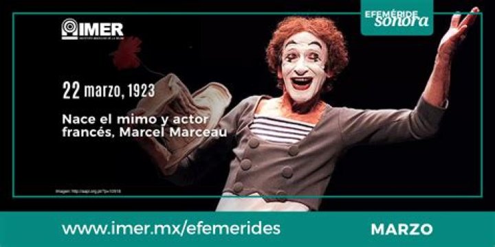 Marcel Marceau (22 March 1923 22 September 2007) was an