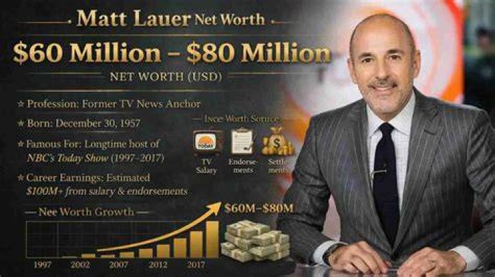 Matt Lauer Net Worth And Salary How Much Was The Today Show Host