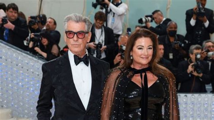 Met Gala 2023 Pierce Brosnan, Wife Keely Match in Black During Debut