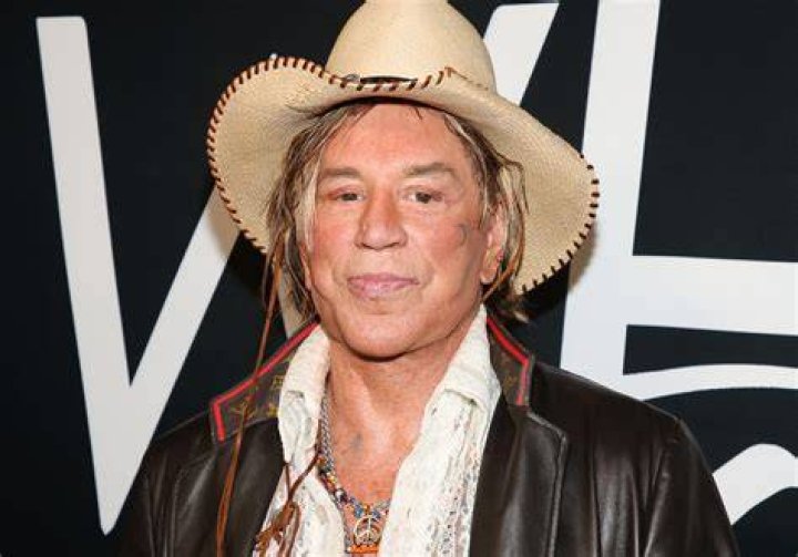 mickeyrourke Mickey Rourke's hairstyle is a sight to be seen