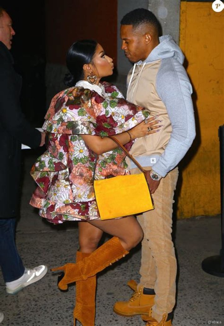 Nicki Minaj avec son mari Petty
