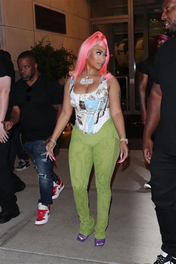 NICKI MINAJ Leaves Her Hotel in New York 08/29/2022 HawtCelebs