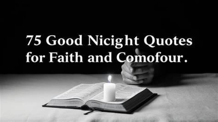Night Quotes About Faith