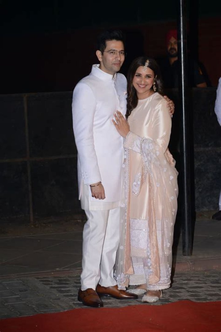 Parineeti Chopra and Raghav Chadha dress up in dreamy ethnic ensembles