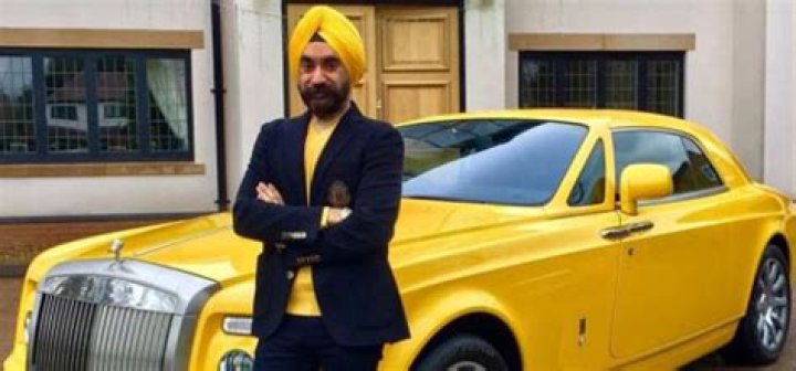 PHOTOS UK Billionaire Reuben Singh matched turbans to his Rolls Royce