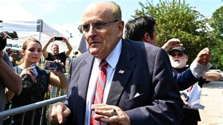 Rudy Giuliani Surrenders at Fulton County Jail in Election Case