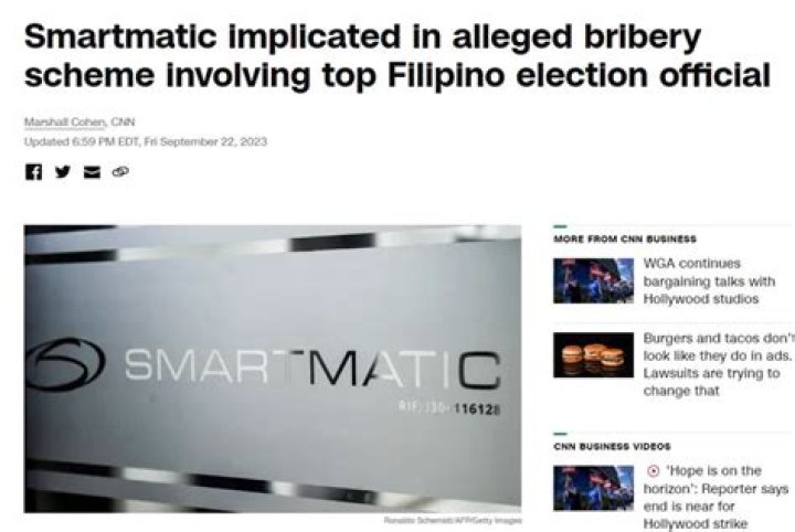 Smartmatic Implicated In Alleged Bribery Scheme While Suing Trump Allies