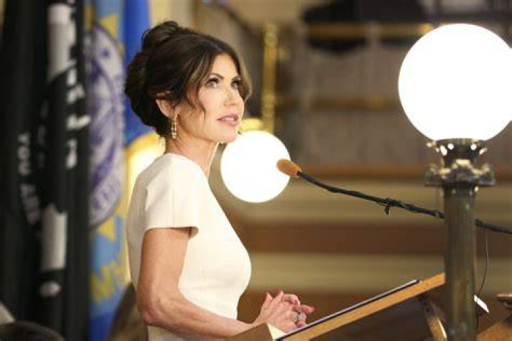 South Dakota Governor Kristi Noem looks unrecognizable in throwback pic