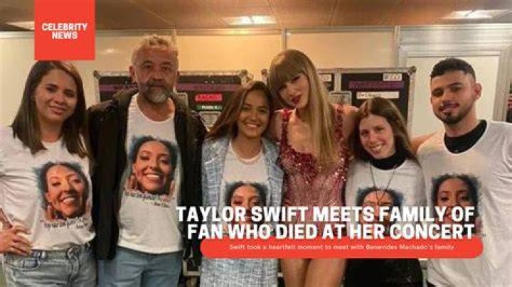 Taylor Swift meets family of fan who died at Eras Tour show