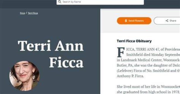 Terri Ficca Obituary And Cause Of Death What Happened To Terri Ficca