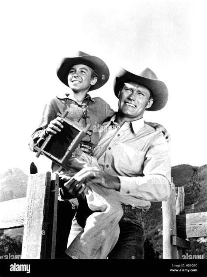 The Rifleman Johnny Crawford and Chuck Connors Hollywood Stars, Old