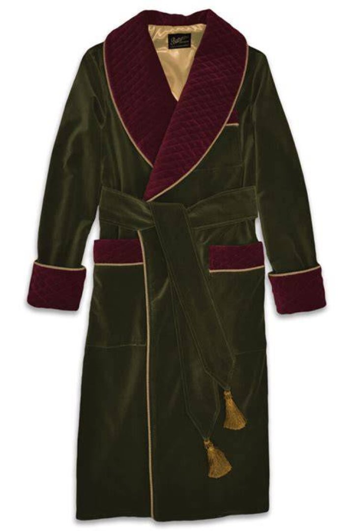 Vintage Mens Robe Dressing Gown 1930s 1940s Martus Wool Etsy UK in