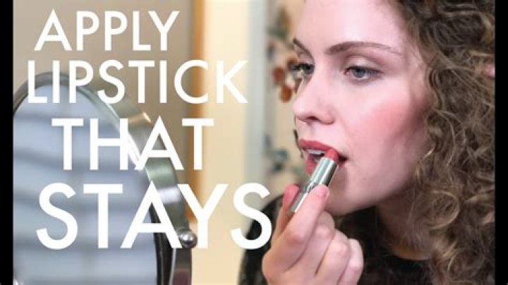 What lipstick stays on all day?