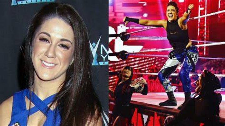 WWE Superstar Bayley (Pamela Martinez) and her fiancee Aaron Solow WWE