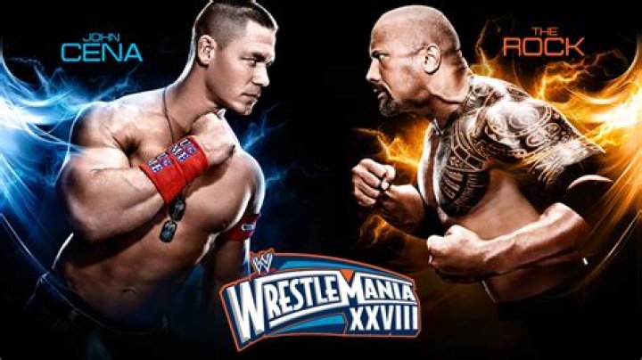 WWE WrestleMania 28 Results April 1, 2012 The Rock vs. John Cena TPWW